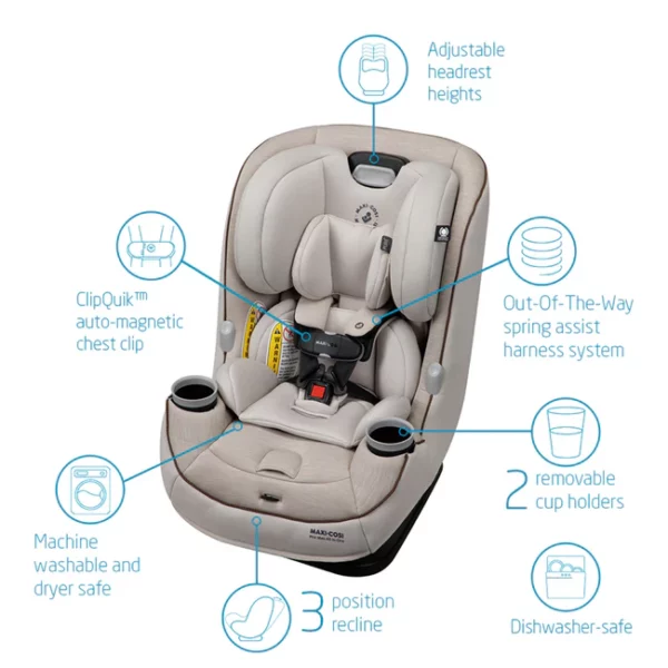 Maxi-Cosi Pria Max All-In-One Convertible Car Seat - Image 7