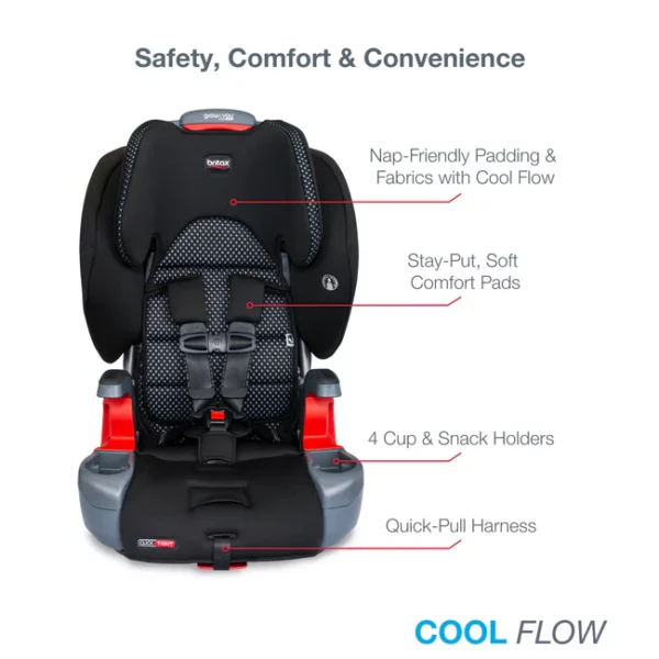 Britax Grow With You ClickTight Harness-2-Booster Car Seat - Image 4